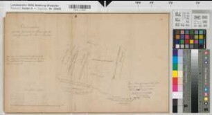 Neuahlen (Ahlen) Schacht Reinhold Kesselanlage Lageplan 1881 1 : 2500 31,5 x 52 Zeichnung Bergämter Nr. 5366