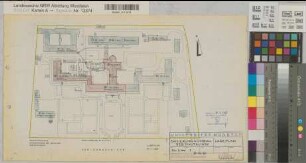 Münster (Münster) Hautklinik der Universität Lageplan 1967 1 : 1000 30 x 49,5 Pause Staatshochbauamt Münster Regierung Münster Nr. 33970