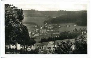 Jöhstadt. Blick auf Jöhstadt