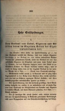 Blätter für Verwaltung. 5. 1858 (S. 289 - 360)