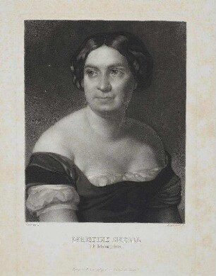 Bildnis von Christine Hebbel (1817-1910)