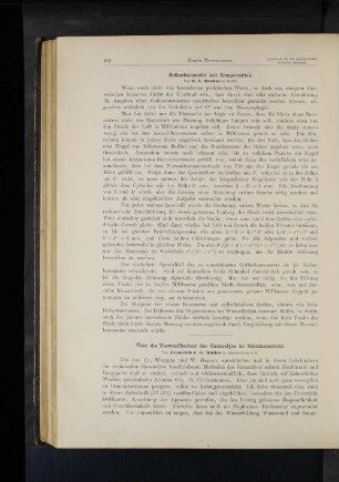 Gefässbarometer mit Compensation.