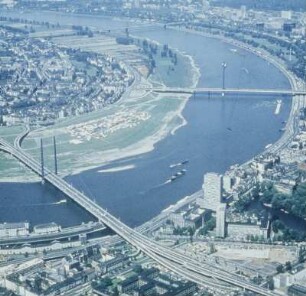 Düsseldorfer Brückenfamilie, Rheinbrücken