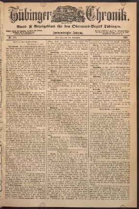 19. November (Nro. 271) - 23. November (Nro. 274)