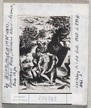 zu Michelangelo: Pietà: Florentiner Pietà von Cherubino Alberti, Rekonstruktion