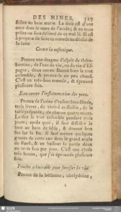 Poudre admirable pour fortifier la vûë