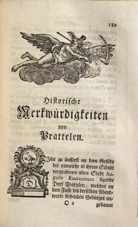 Versuch einer Beschreibung historischer und natürlicher Merkwürdigkeiten der Landschaft Basel, 3. Prattelen