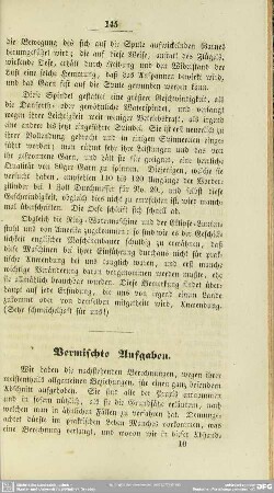 Vermischte Aufgaben