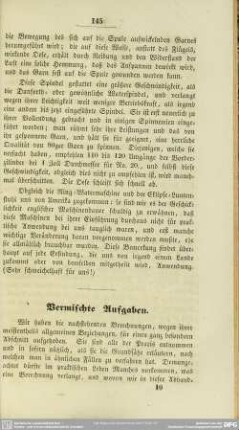 Vermischte Aufgaben