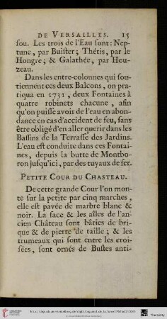 Petite cour du chasteau