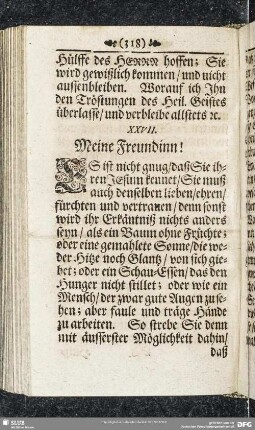 XXVII. Die thätige Erkäntniß Christi