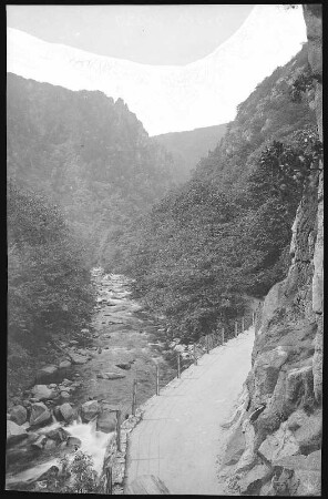 Bodetal. Blick vom Kronentempel