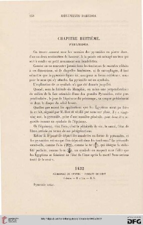 Chapitre huitième: Pyramides