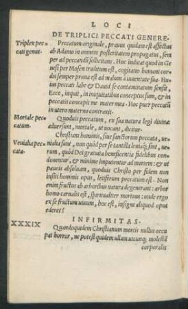 De Triplici Peccati Genere.