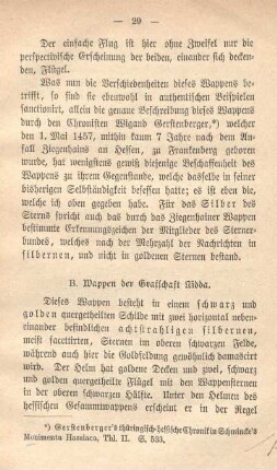B. Wappen der Grafschaft Nidda.
