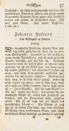 Zehenter Auftritt