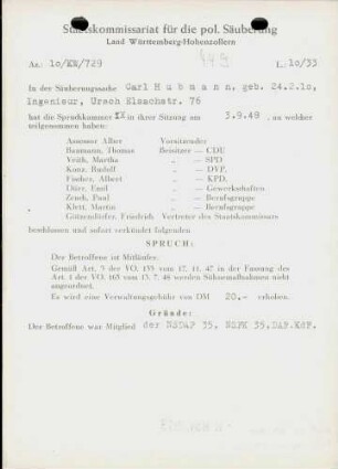 Hubmann, Carl