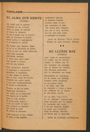 No llores mas : (Tango)