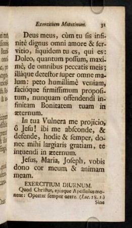 31-42, Quod Christus, ejusque Apostolus monent: ...