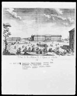 Berlin, Opernhaus, Unter den Linden 7, Ansicht