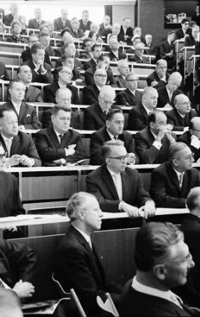 Freiburg: Einweihungsfeier der HNO-Augenklinik Freiburg, Auditorium im Hörsaal