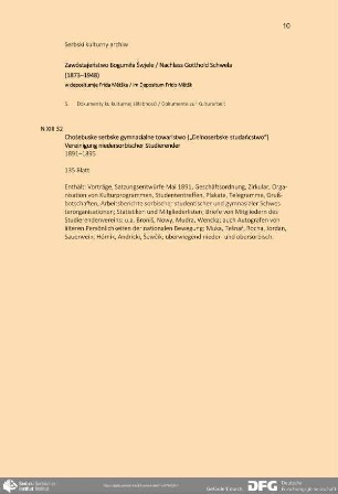 Vereinigung niedersorbischer Studierender („Delnoserbske studańcstwo“)