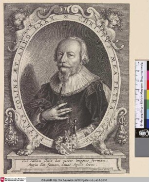 Petrus Colins aet. anno LXXX