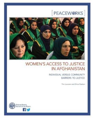 Women's access to justice in Afghanistan