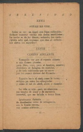 XXVII - Soñar es ver...