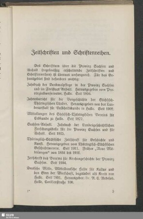 Zeitschriften und Schriftenreihen