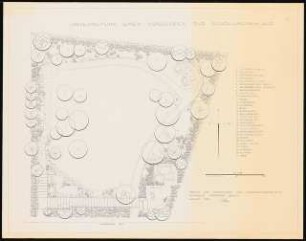 Umgestaltung eines Friedhof zur Erholungsanlage, Heuchelheim: Grundriss 1:100