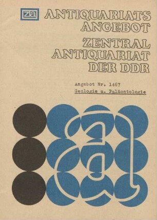 Nr. 1467: Geologie u. Paläontologie