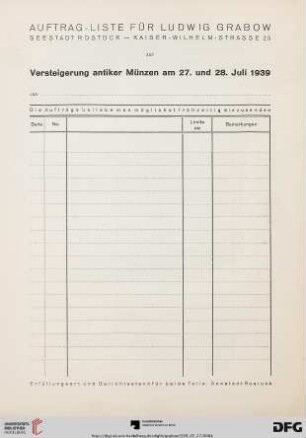 Auftrag-Liste