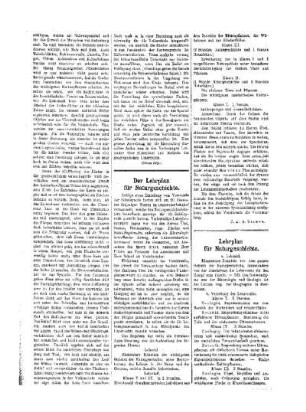 Lehrplan für Naturgeschichte