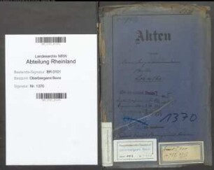Schulte; Willi, Bergassessor; Prüfungs- u. Personalakten Band 2