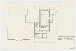 Rauchstraße 24, Berlin Anbau: Grundriss Kellergeschoss 1:100