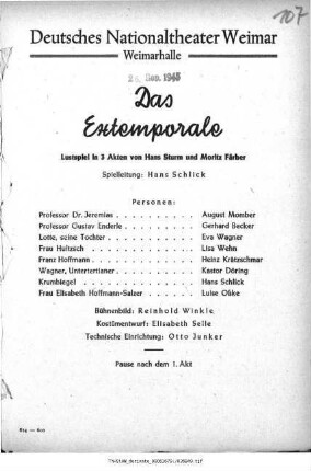Das Extemporale