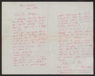 Schreiben an Hermann Muthesius (Brief)