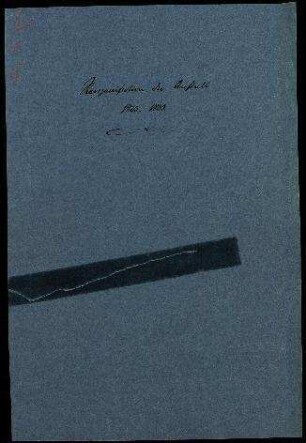Entstehung und Entwicklung der Anstalt / Reorganisation der Lehranstalt 1823 - 1833 [146]