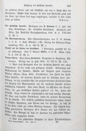 305-308 [Rezension] Platzweg, P., Die christliche Familie