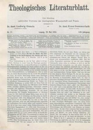 161-165 [Rezension] Mensching, Gustav, Die Idee der Sünde