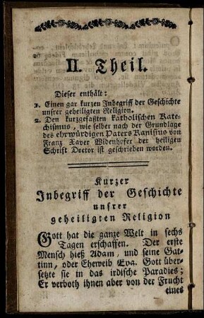 Kurzer Inbegriff der Geschichte unsrer geheiligten Religion.