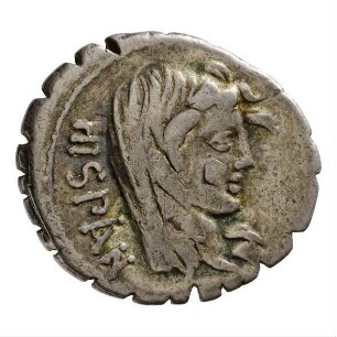 Münze, Denar (serratus), 81 v. Chr.