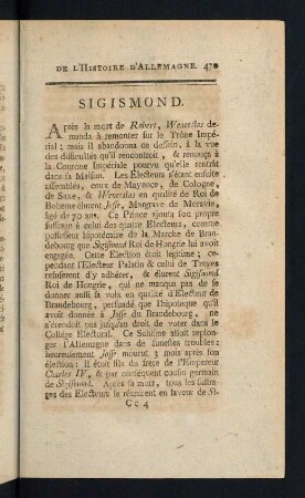 407-427, Sigismond