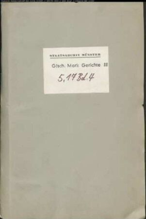 Belege zum Hypothekenbuch ("Scrinium") des Ksp. Valbert Bd. 4