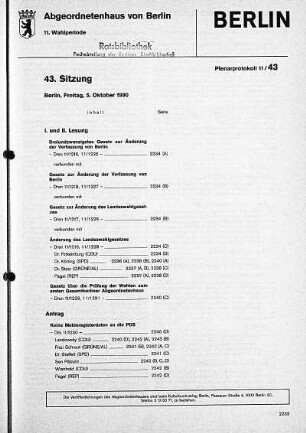 Nr. 43, 5. Oktober 1990