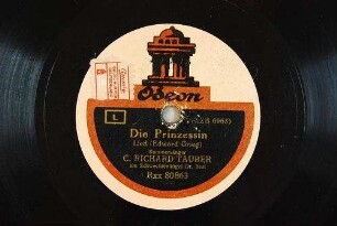 Die Prinzessin : Lied / (Edward Grieg)
