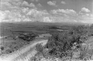 Hochfläche : Straße auf der Hochfläche zwischen Gondar und Debark.