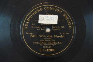 Still wie die Nacht / von Bohm
