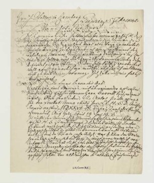 Brief von Johann August Gottlob Weigel an Joseph Heller